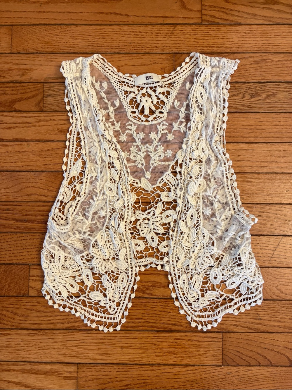 Delicate crochet vest perfect for concerts/festivals